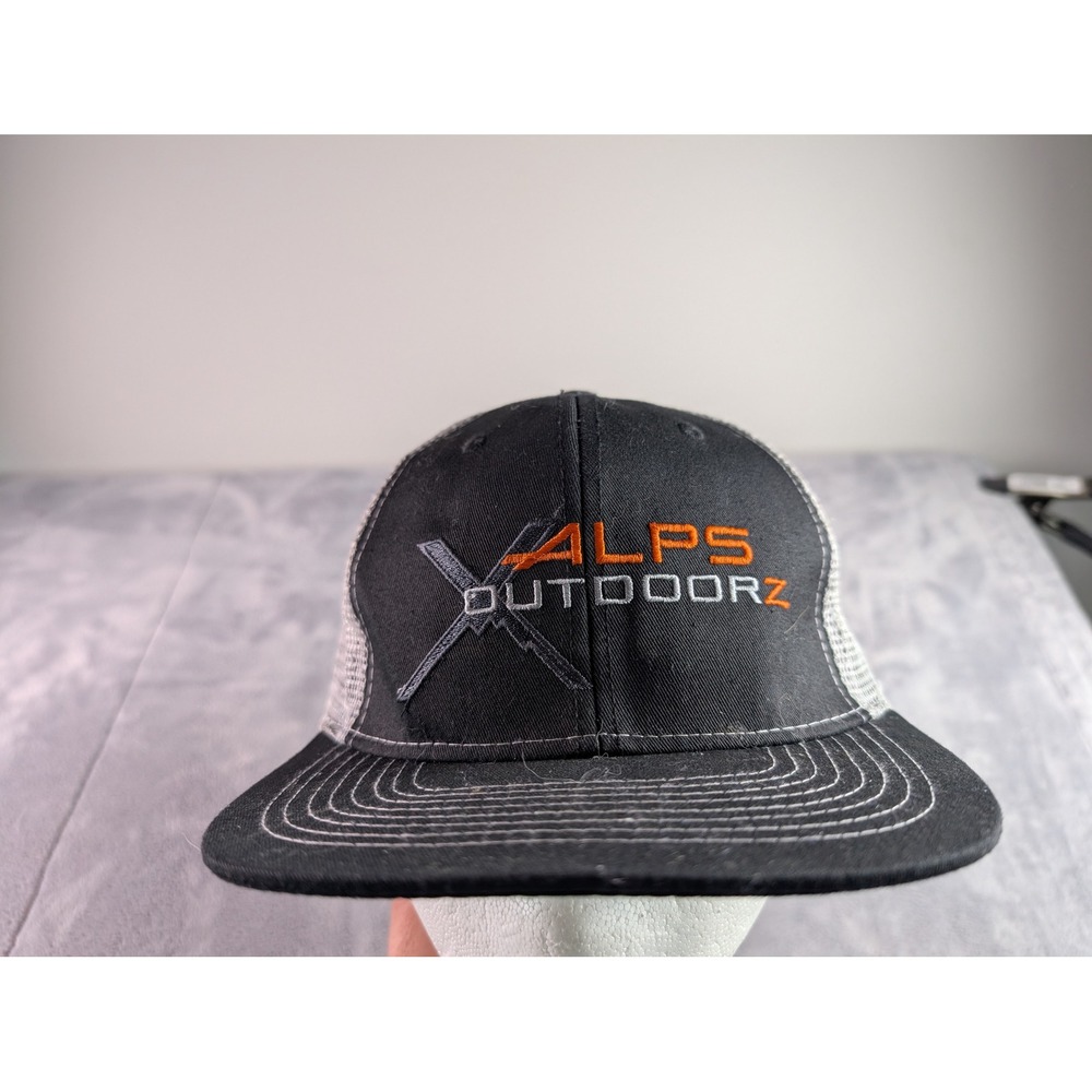 ALPS OutdoorZ Extreme Trucker Hat Mens Black Gray Mesh Back Adjustable Cap